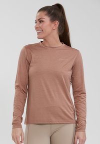 Endurance Funktions Maje Melange - Langarmshirt - beaver fur