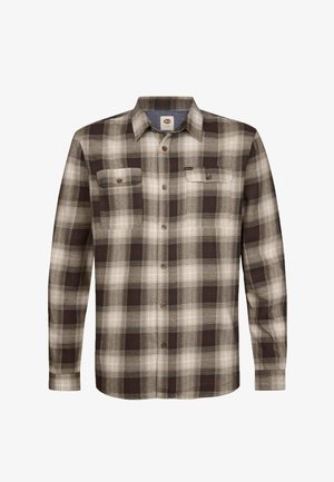 Petrol Industries, OMBRE CHECK SHIRT IRONLINE - Hemd - iron steel