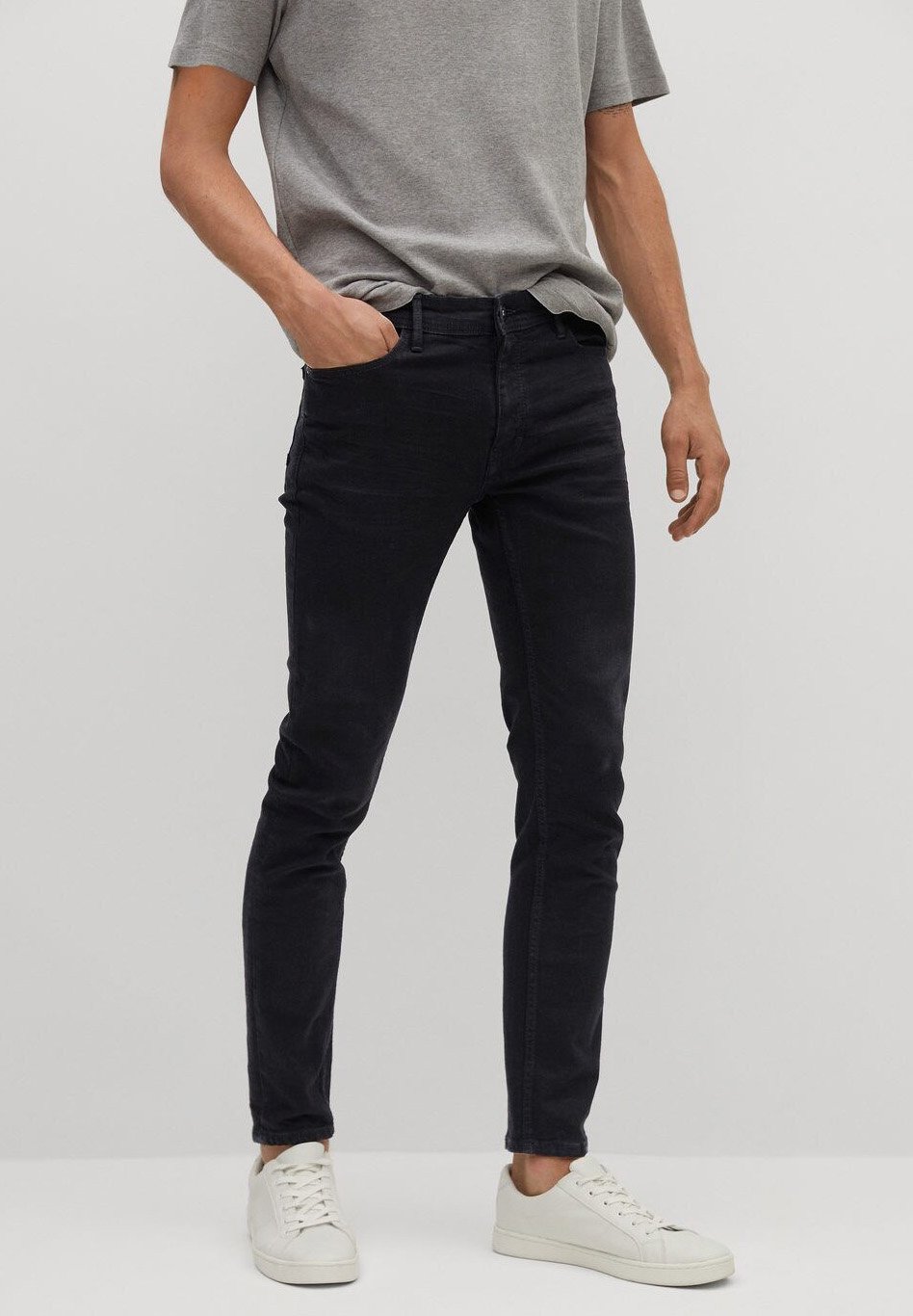 Mango JUDE - Jeans Skinny Fit - black denim - Zalando.at
