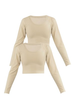 CROP PACK - Langarmshirt - beige