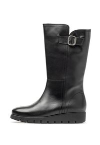 Yokono PLANA MANILA - Botas de cuña - black