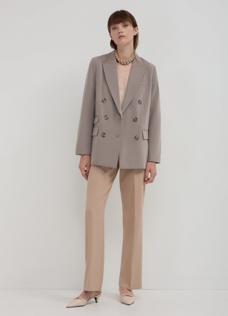 Calliope LUNGO - Pantalon classique - beige