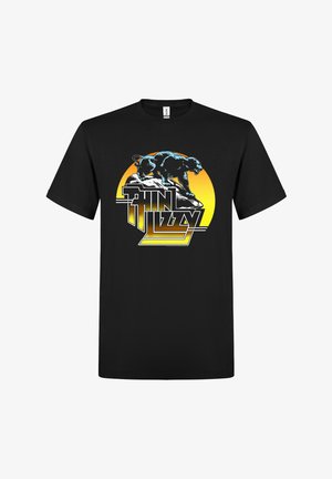 rockshirts, THIN LIZZY BLACK ROSE - Printtipaita - black