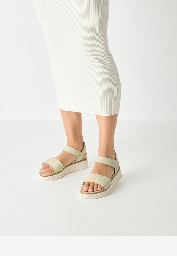 Plateausandalette - ivory