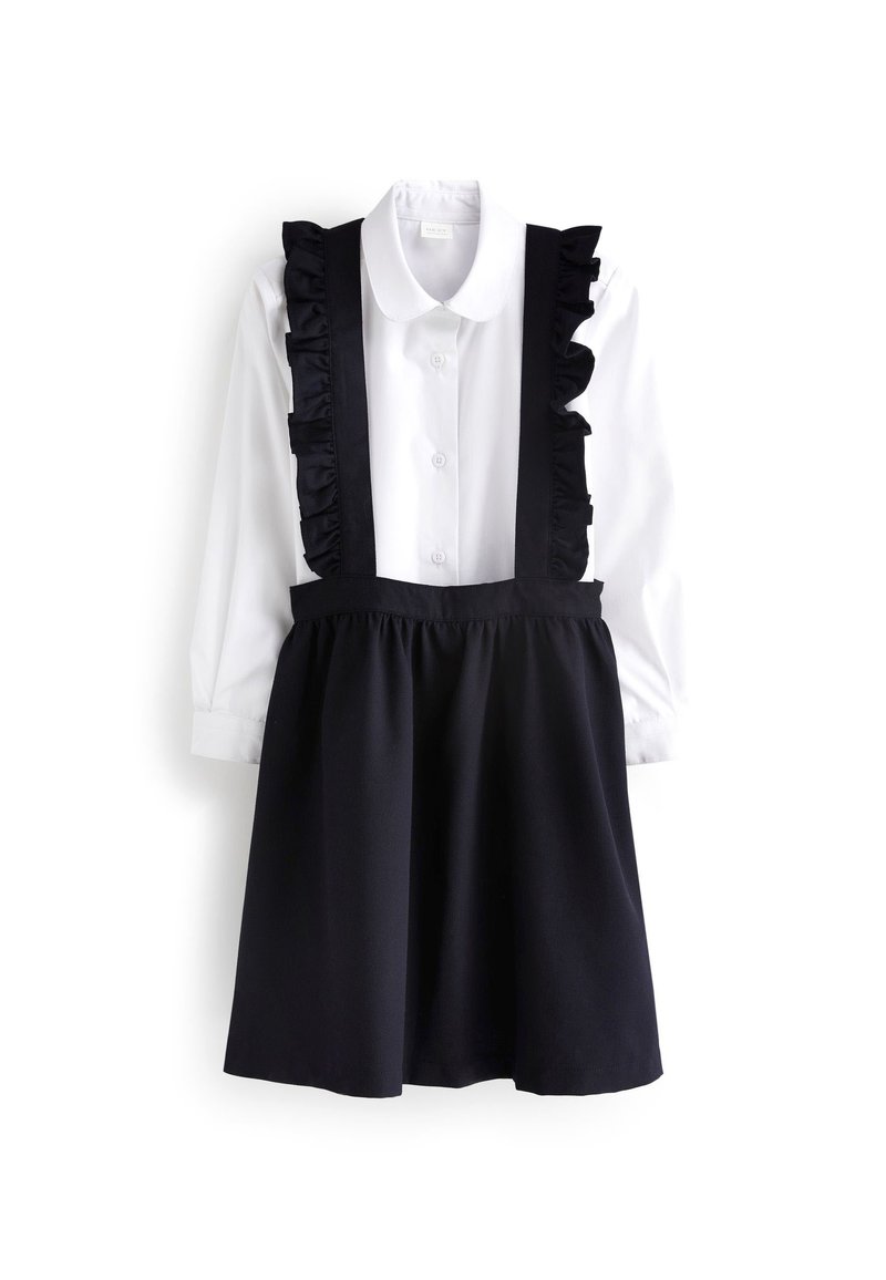 Next RUFFLE PINAFORE AND LONG SLEEVE SHIRT SET - Button-down blouse ...