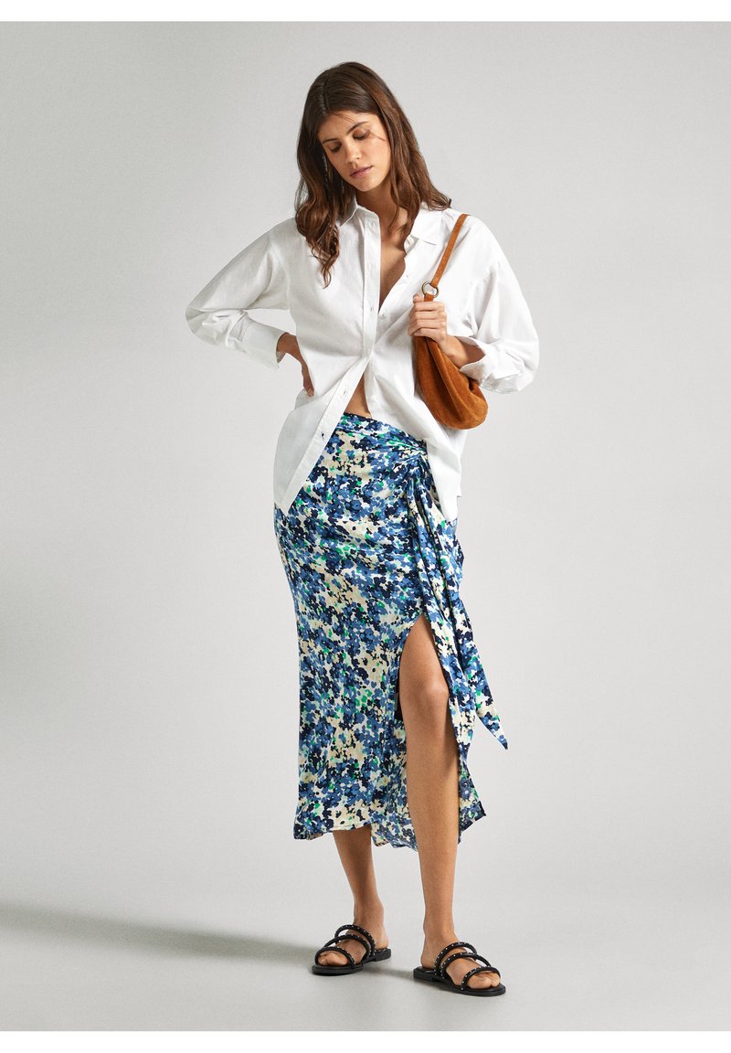 Pepe Jeans A-lijn rok blauw