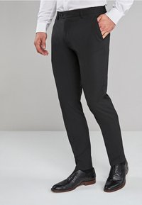 Next - Suit Trousers Skinny Fit - Pantalón de traje - black Imagen en miniatura 1