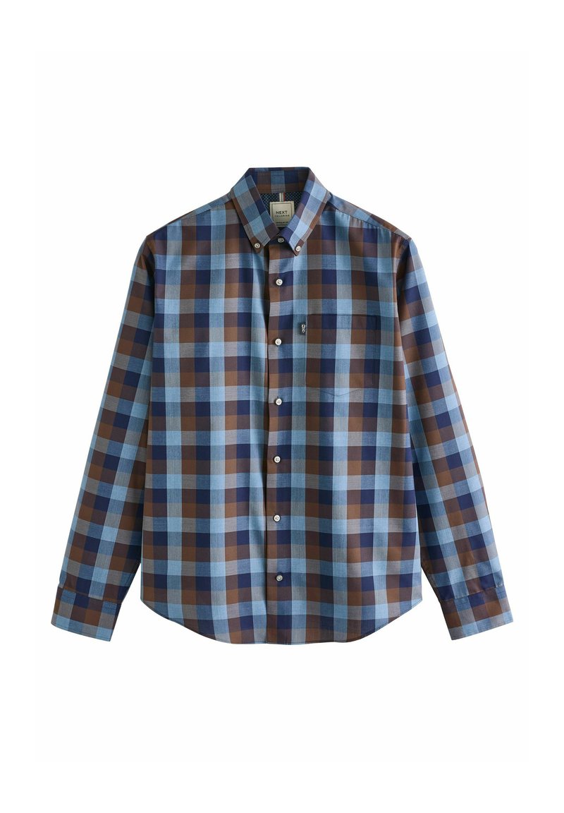 Next EASY OXFORD - Majica - navy blue large check