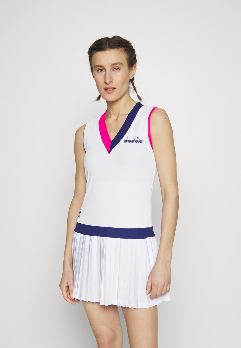 Diadora DRESS ICON Robe de sport optical white/blanc ZALANDO.FR
