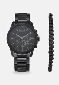 Armani Exchange BANKS SET - Kronografklockor - black