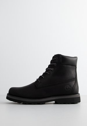 COURMA - Botines con cordones - black