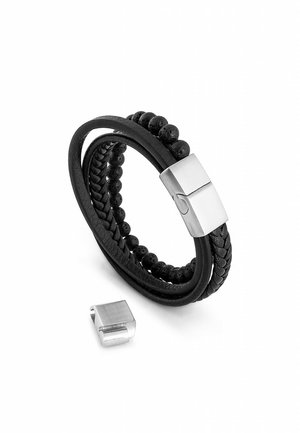 BELLUM ARMBAND - Bracelet - black and silver coloured
