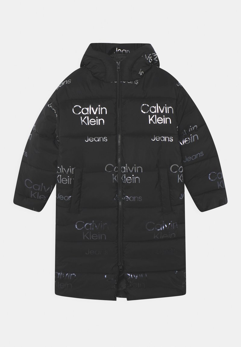Calvin Klein Jeans GRADIENT LOGO LONGLINE Winter coat black Zalando.de
