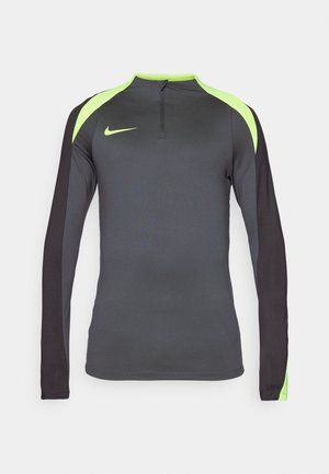 Nike Performance STRIKE DRILL TOP - Langarmshirt - anthracite/black/volt