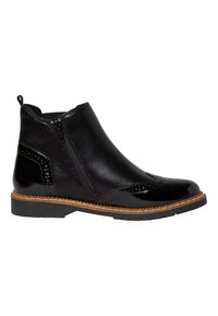 s.Oliver CHELSEA - Boots à talons - black comb