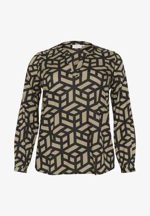 Kaffe Curve, KCJALU BBB - Camicetta - fallen rock black graphic line