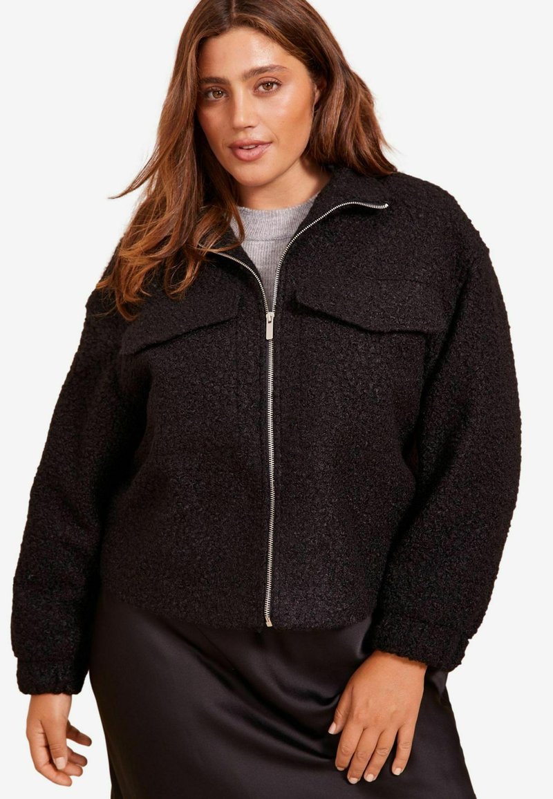Curves Like These ZIP UP - REGULAR FIT - Giacca invernale - black