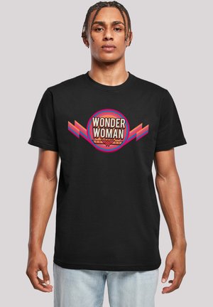DC COMICS RAINBOW LOGO - Print T-shirt - black