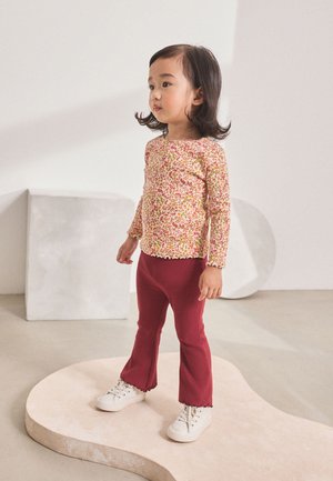 Next, Pantaloni - burgundy red