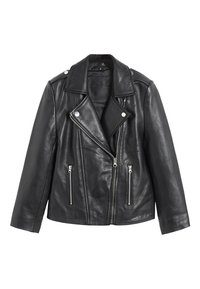 Mango Kids ESTHER - Kožená bunda - black