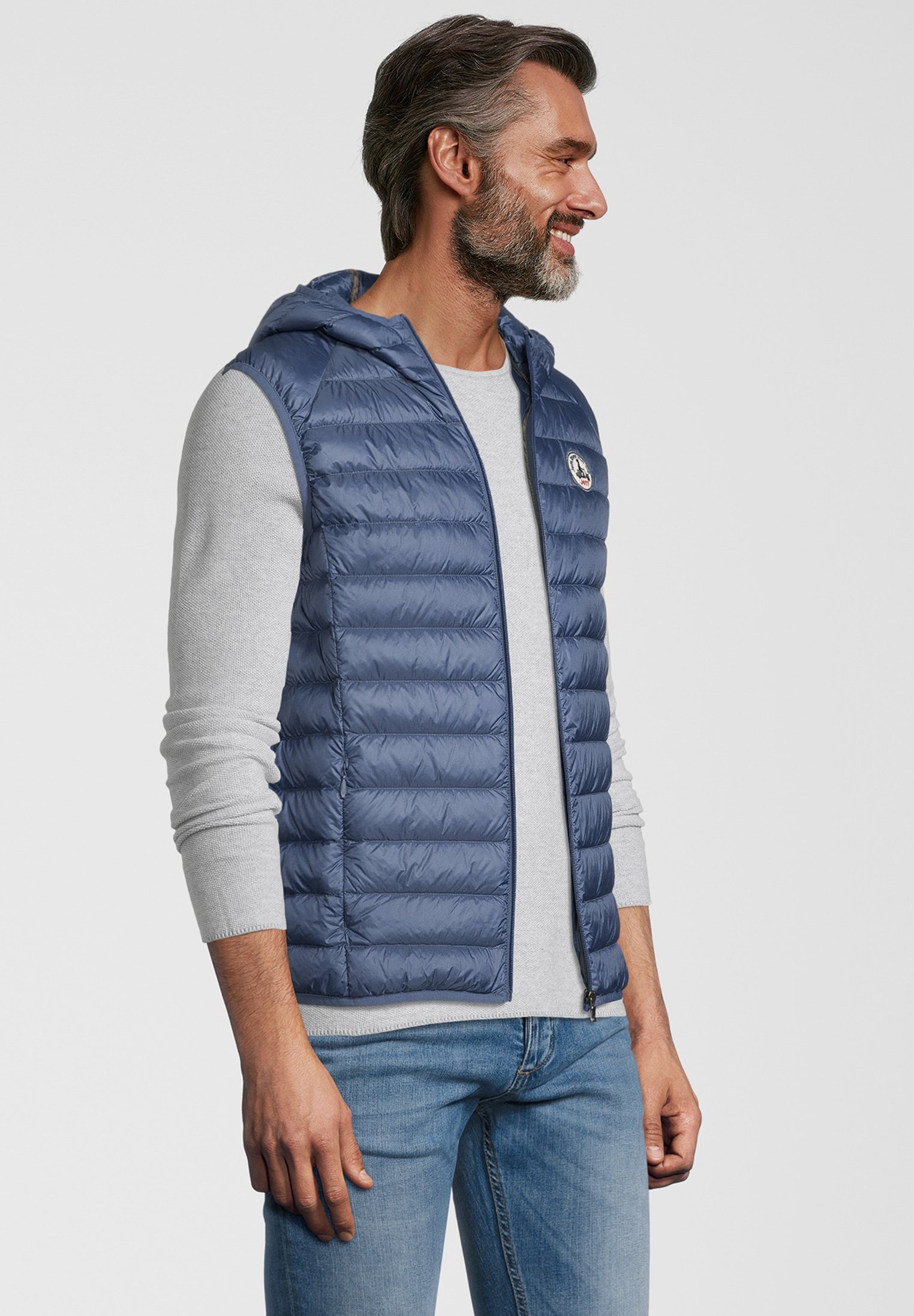 doudoune jott bleu jean