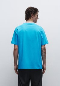 Henry Tiger TRUE BLANKS - CONTEMPORARY BOXY - T-shirts basic - turquoise