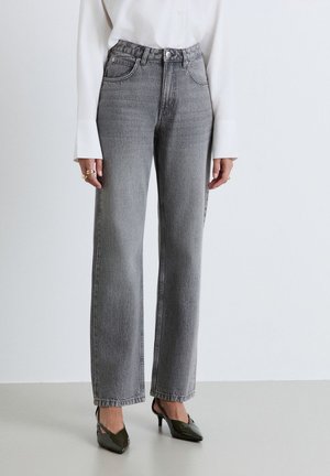 Calliope, JEAN TINTA UNITA - Jeans a sigaretta - grigio denim