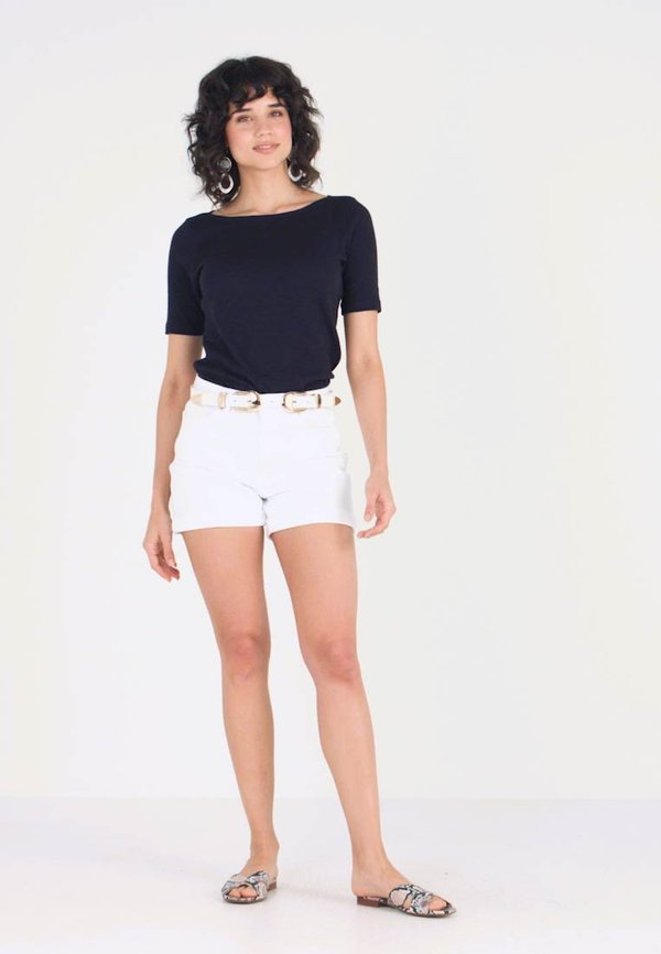 SHORT SLEEVE BOAT NECK - Basic T-shirt - manic midnight3