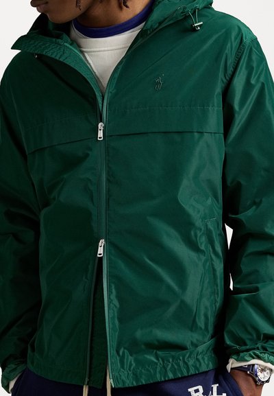 Polo Ralph Lauren FULL-ZIP HOODED JACKET - Cortaviento - new forest