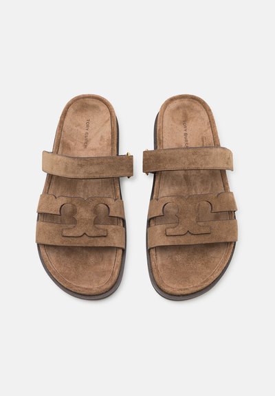Tory Burch SLIDE - Slip-on sandaler - river rock