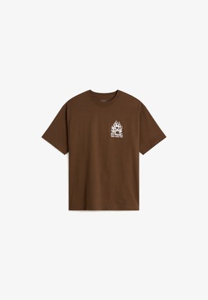 Vans, OFF THE WALL FEVER - T-shirts print - medium brown