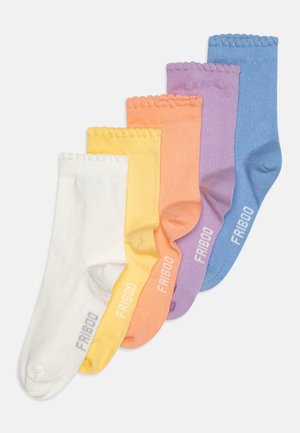 5 PACK - Strømper - off-white/light yellow/lilac