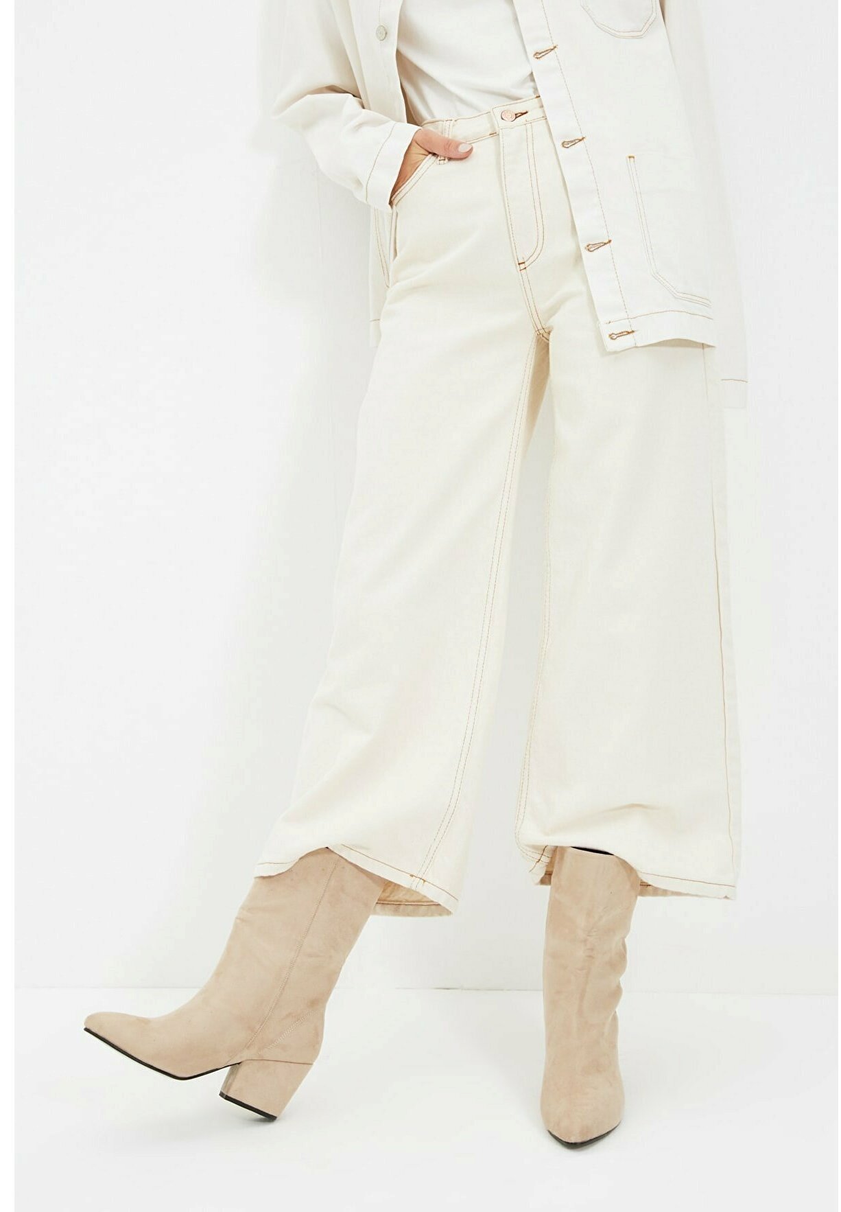 Trendyol Botas - beige - Zalando.es