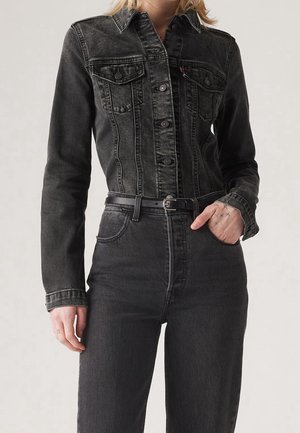 Farkkutakki - dark-blue denim