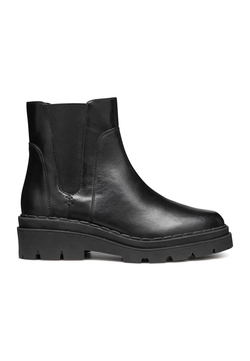 Geox Kotníkové boty na platformě - black