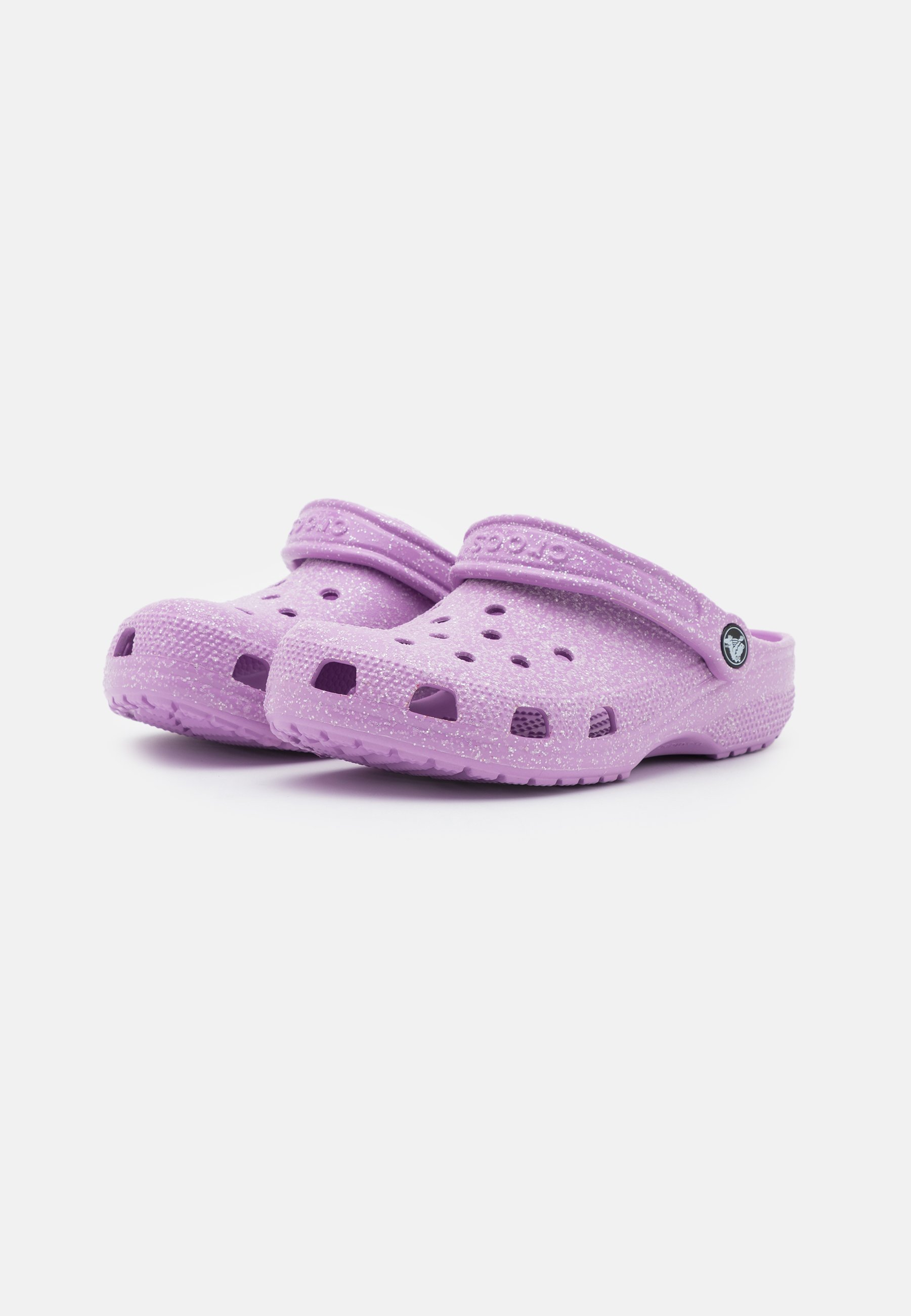 Orchid glitter crocs Clearance