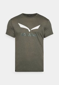 Unselected, dark olive 