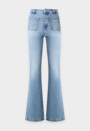 ONLY, ONLEMILY MILA WAIST POCKET - Τζιν καμπάνα - medium blue denim
