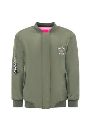 Zwillingsherz, BOMBERJACKE WILD AT HEART - Bomber Jacket - olive