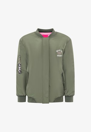 Zwillingsherz, BOMBERJACKE WILD AT HEART - Bomber Jacket - olive