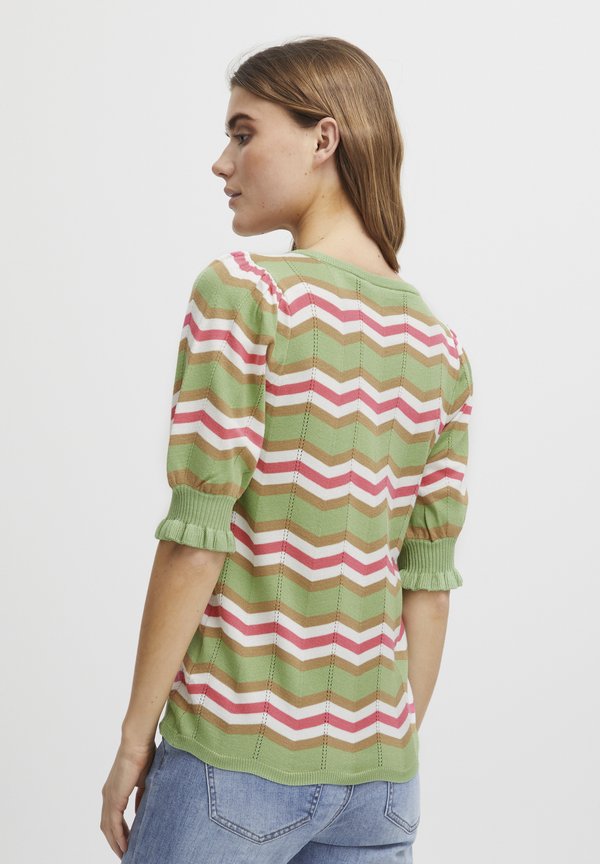 FRFLORIAN - Print T-shirt - forest shade mix2