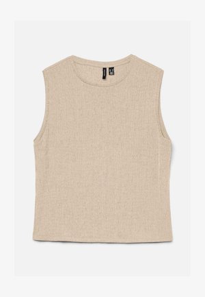 Vero Moda, VMLUNA O NECK - Μπλούζα - pumice stone