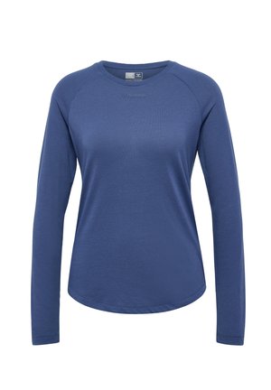 Hummel VANJA - Long sleeved top - blue indigo