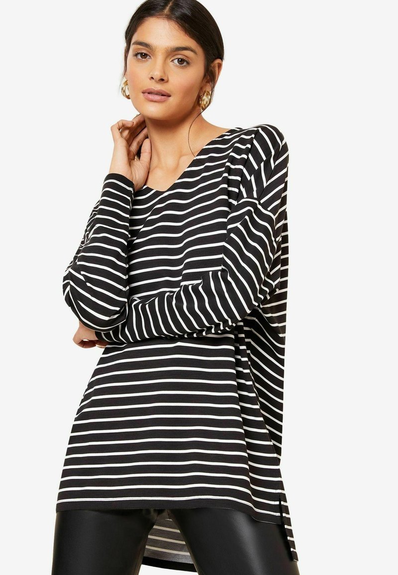 Friends Like These V NECK - Langarmshirt - stripe