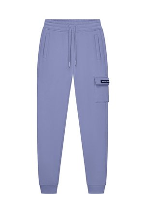 PLATE - Tracksuit bottoms - blue