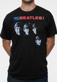 Paradiso Clothing THE BEATLES MEET THE BEATLES UNISEX - Print T-shirt - black