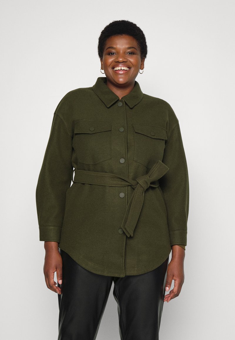 Damen Parkas | ONLY Carmakoma CAREMMA FREJA SHACKET Kurzmantel forest night/dunkelblau - AN70497 Damen Parkas | ONLY Carmakoma CAREMMA FREJA SHACKET Kurzmantel forest night/dunkelblau - AN70497
