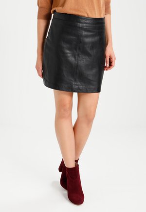 LISA - Gonna di pelle - black