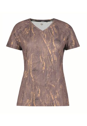 MAGNULA PRINT - Tekninen t-paita - pflaume