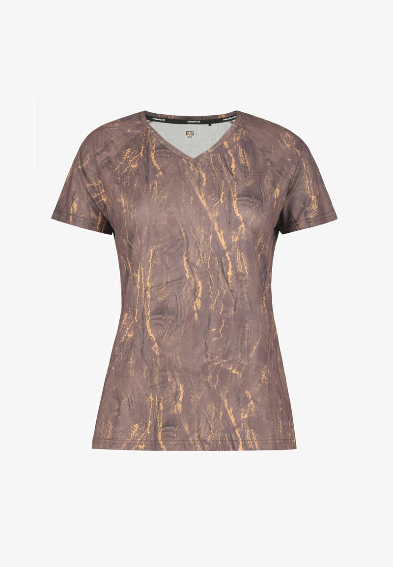 Rukka MAGNULA PRINT - Tekninen t-paita - pflaume